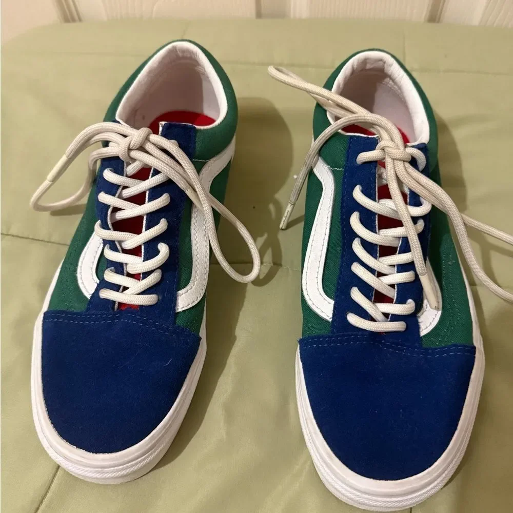 Vans Blue and Green Sneakers YACHT CLUB OLD SKOOL